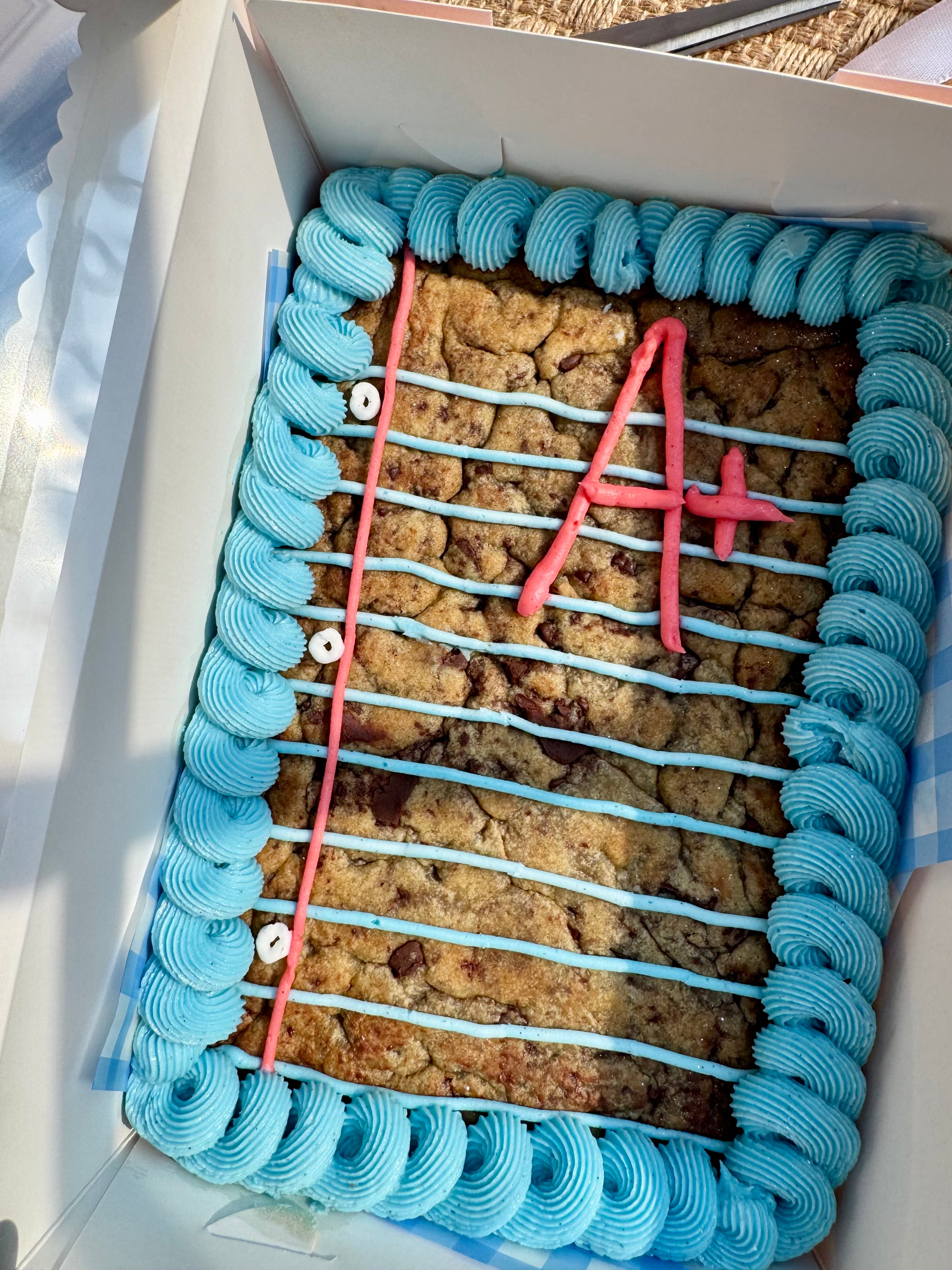 Back-to-School Mini Cookie Cake